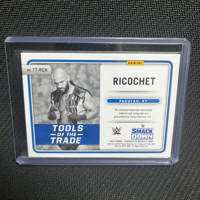 Ricochet - WWE Chronicles - Tools of the Trade Relic Auto /99