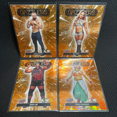AEW Dazzlers Orange Card Lot - Tay Melo/Jon Moxley and more