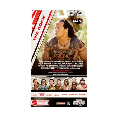 WWE Elite Greatest Hits 2024 Scorpion King The Rock